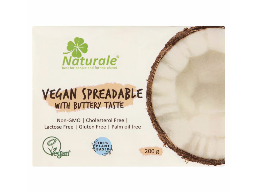 NATURALE VEGÁN NÖVÉNYI ALAPÚ KENHETŐ KÉSZÍTMÉNY VAJ ÍZŰ 200G [H]