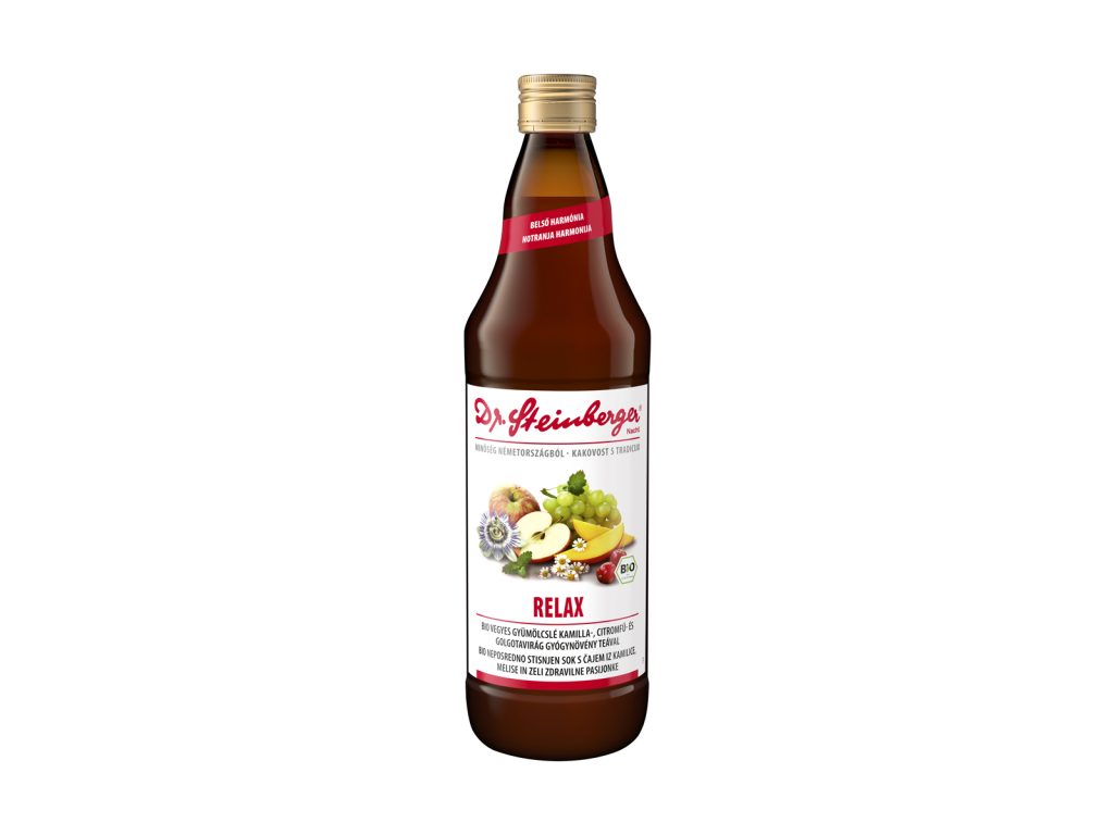 BIO DR.STEINBERGER RELAX VEGYES GYÜMÖLCSLÉ 750ML DRS+50FT BETÉTDÍJ