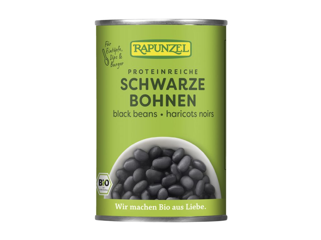 BIO RAPUNZEL FEKETE BAB LÉBEN 400G