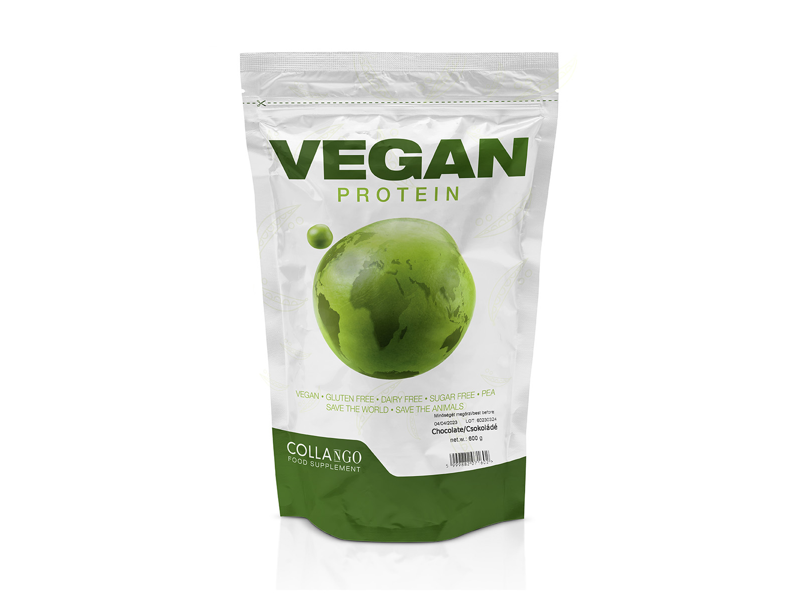 COLLANGO VEGAN PROTEIN POR CSOKOLÁDÉ 600G